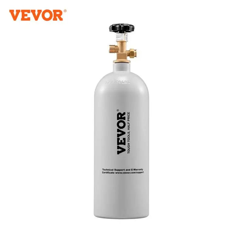 5 Lbs CO2 Tank Aluminum Gas Cylinder Brand New CO2 Cylinder with Gray Spray Coating CO2 Tank with CGA320 Valve
