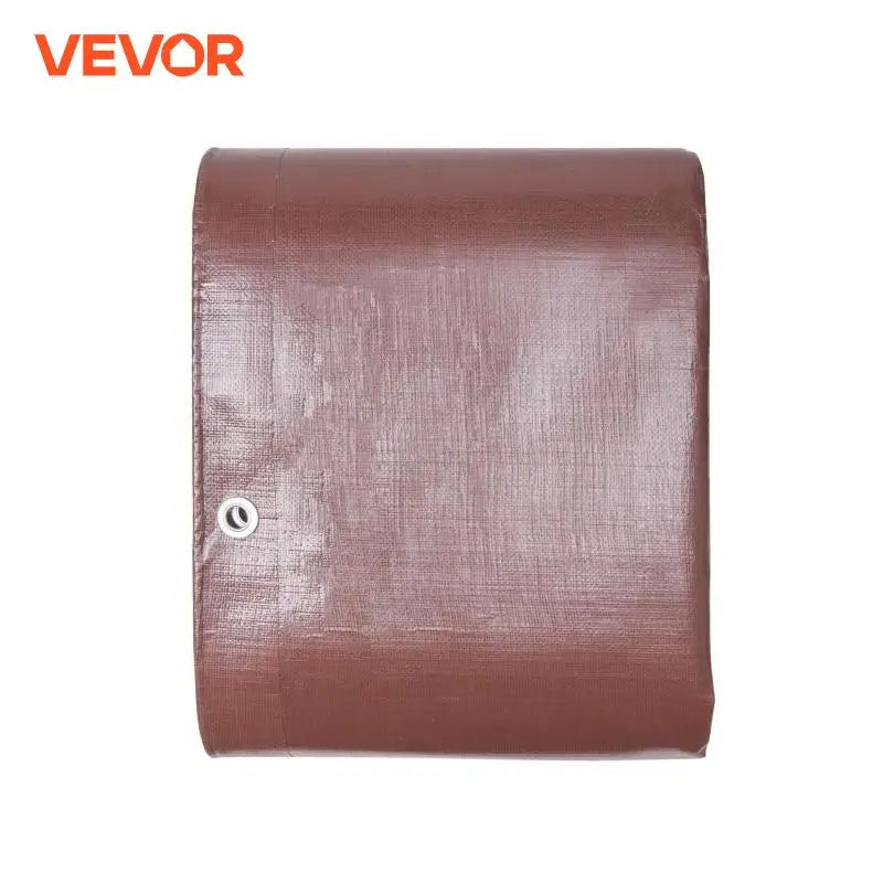 Tarp Waterproof 10x12ft Multi Purpose Tear UV and Temperature Resistant Outdoor Tarpaulin with Reinforced Grommets (Brown)