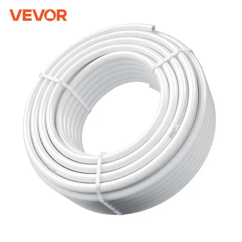 PEX Pipe 3/4 Inch 100 Feet Length PEX-B Flexible Pipe Tubing White For Potable Water Hot/Cold Water Easily Restore