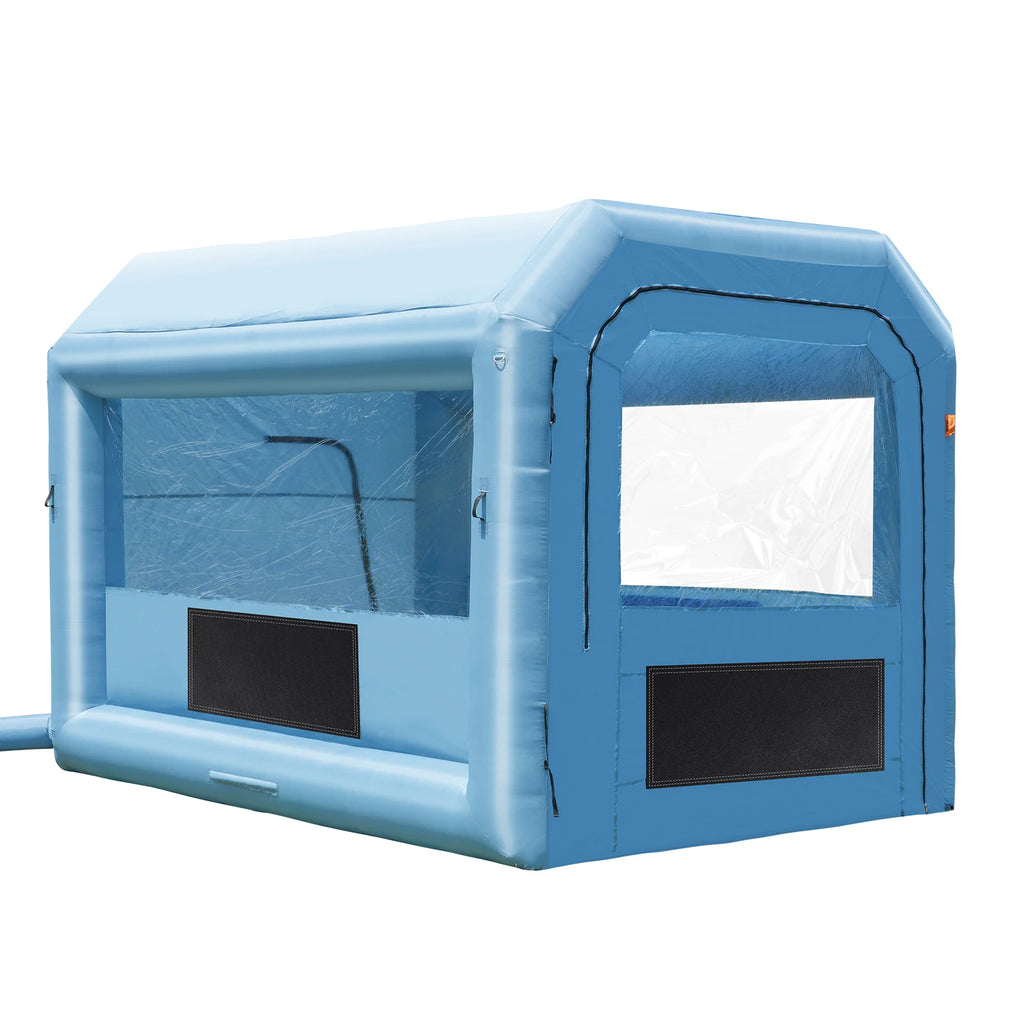 13.1 x 9.8 x 9 ft Inflatable Spray Booth, with 750W Powerful Blower and Air Filter System, for Auto Part Painting