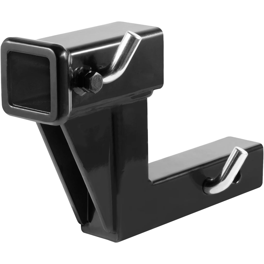 Trailer Hitch Riser for 2" Receiver Extender Extension Adapter 4000 lbs Max Towing Capacity Hitch Pins Included Black