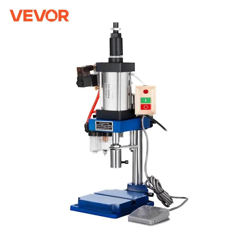 Pneumatic Punch Press Machine 440LB/200KG Pressure 110V AC for Bending Riveting Extrusion Forming, Clearance Sale
