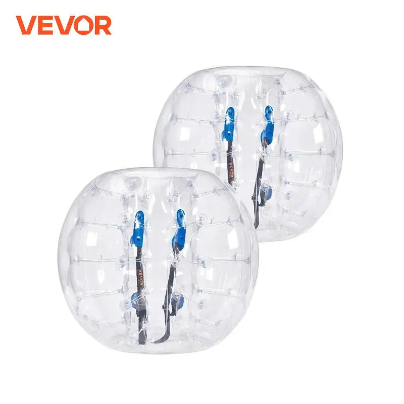 2-Pack Inflatable Bumper Balls 4FT/1.2M Body Zorb Ball Aults Kids Bubble Soccer Balls PVC Blow Up Toy for Teen & Adult