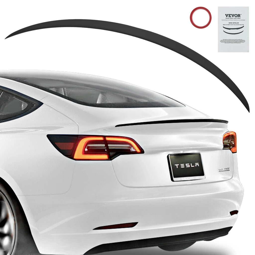 48.2/47.2 inch Spoiler Compatible with Tesla Model 3/Model Y, High Strength ABS Material, Racing Spoilers for Cars