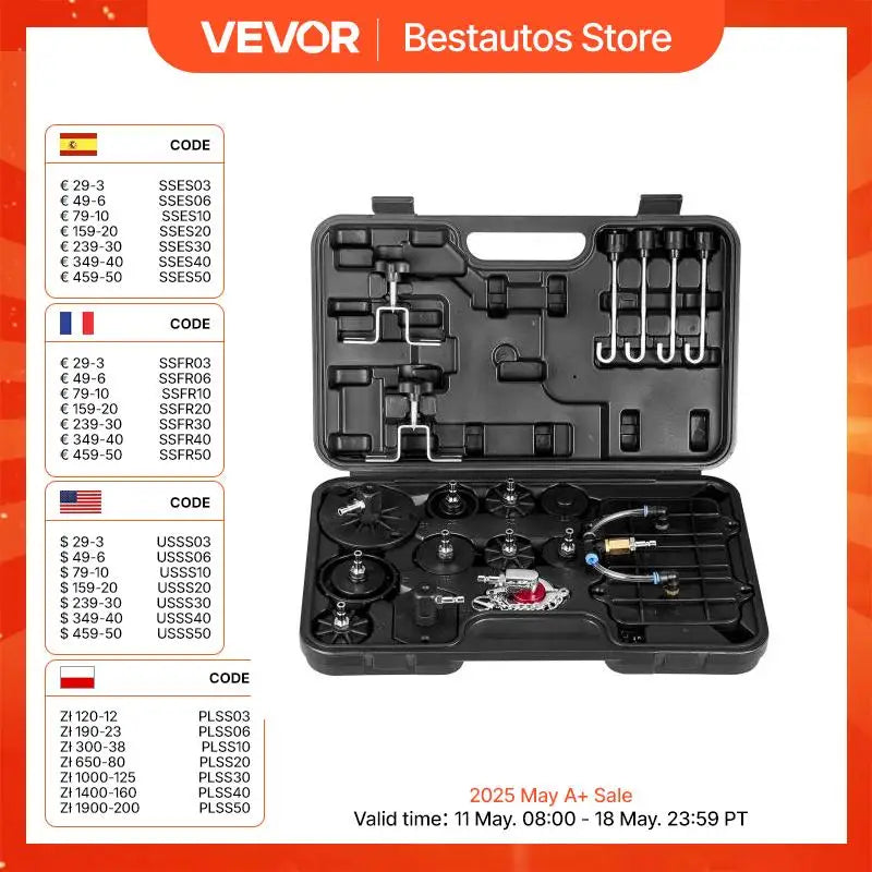 Brake Master Bleeder Kit 12/17Pcs Brake Bleeder Adapter Set Brake Bleeder Adapter for Brake Fluid Filling Fit for Vehicles