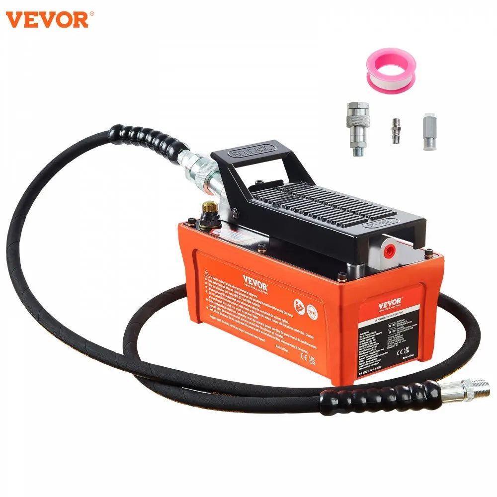 10,000PSI Air Hydraulic Pump 0.42 Gal Reservoir, NPT 3/8 In Oil Outlet, NPT 1/4 In Inlet