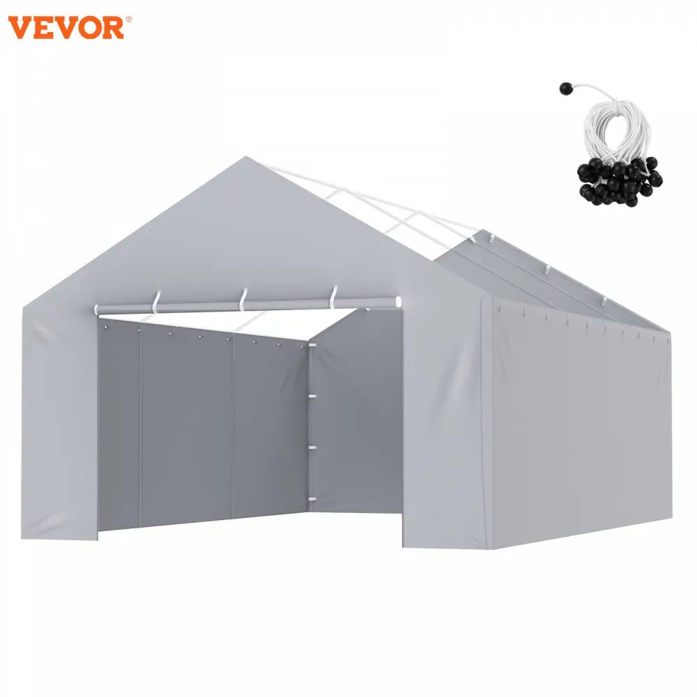 Carport Replacement Canopy Cover Side WallGarage Tent Shelter Tarp Heavy-Duty Waterproof   UV Protected