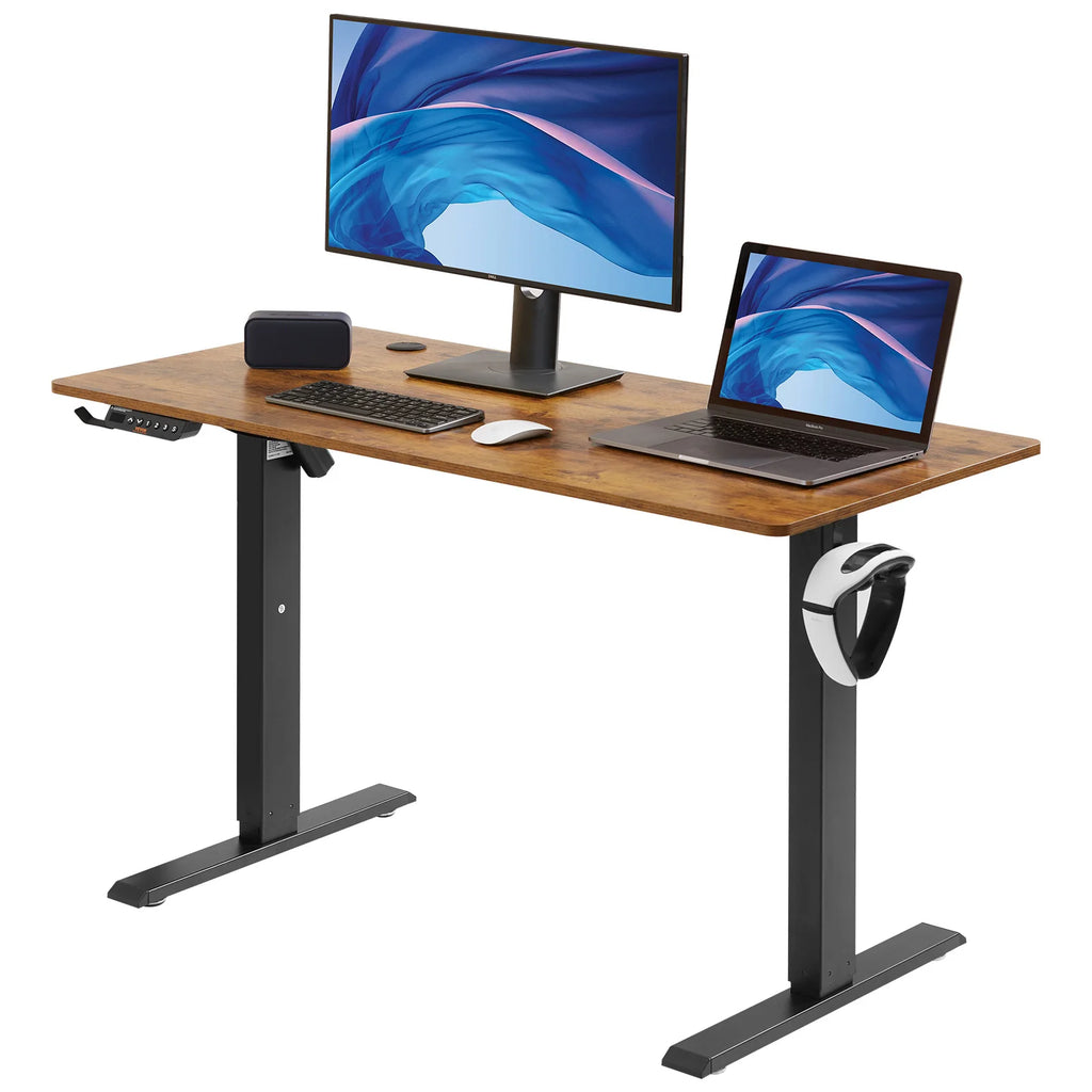Electric Standing Desk Height Adjustable Standing Desk W/ Dual Protecting System High Load Capacity Table for Home Office
