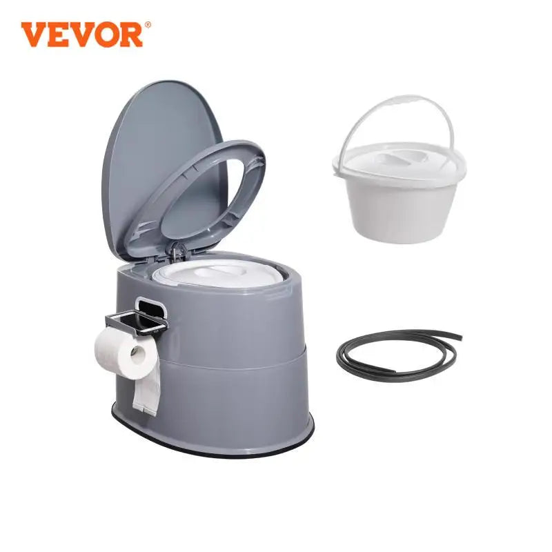 Portable Toilet for Camping Porta Potty with 1.3G Detachable Inner Bucket Travel Toilet for Outdoor Camping Long Road Trip