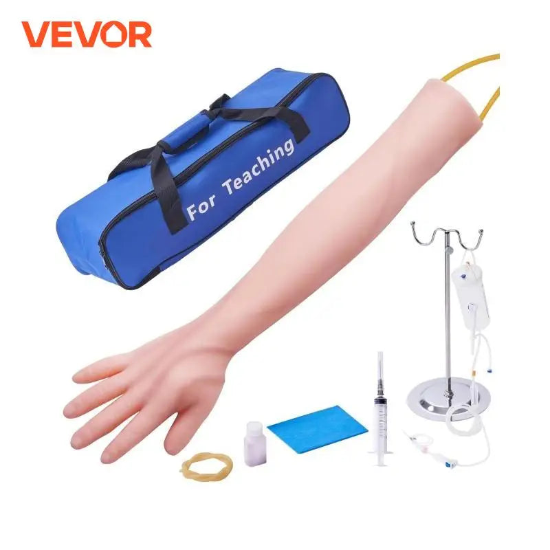 Phlebotomy Practice Kit IV Venipuncture Intravenous Training Kit with Carrying Bag Practice IV Skills for Students
