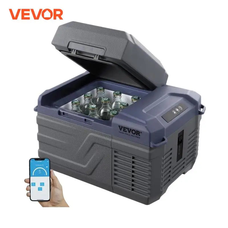 8L to 75L Car Refrigerator Fridge Portable Icebox Single&Dual Zone with Blue Tooth Temp Adjustable for Outdoor Camping RV