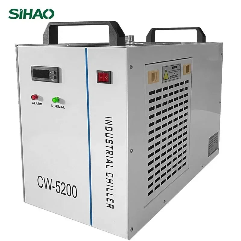Laser Engraving Machine Chiller Thermolysis Industrial Water Cooler 60W-130W CO2 Glass Tube CNC Spindle Cooling