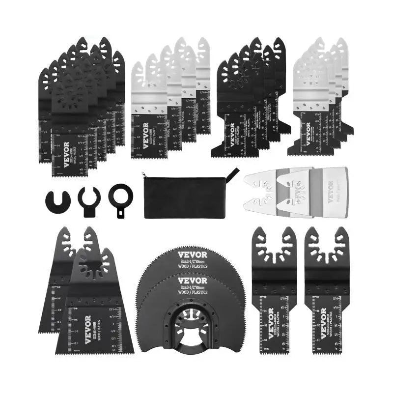 30PCS Multi Tool Blades Kits Universal Quick Release Oscillating Multi-Function Renovator Saw Blades for Dewalt Craftsman