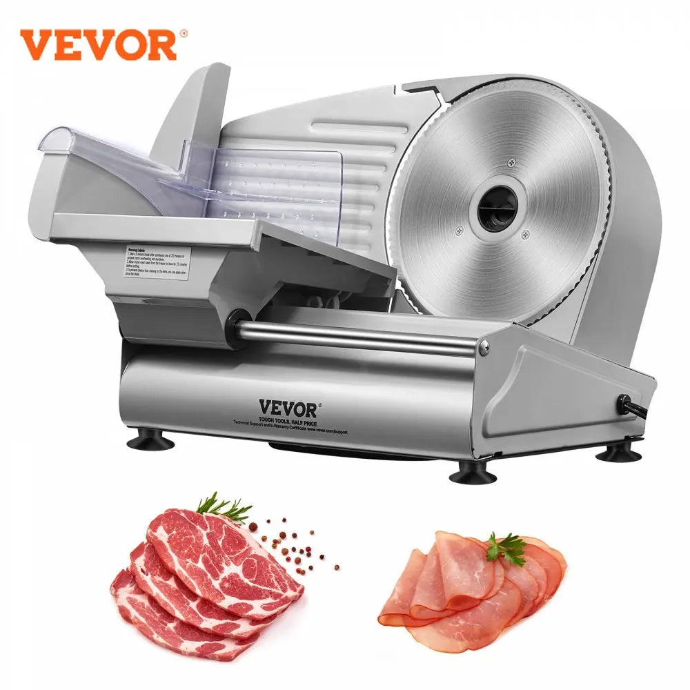 Meat Slicer  180W Electric Deli Food Slicer with 7.5" SUS420 Stainless Steel Blade and Blade Guard