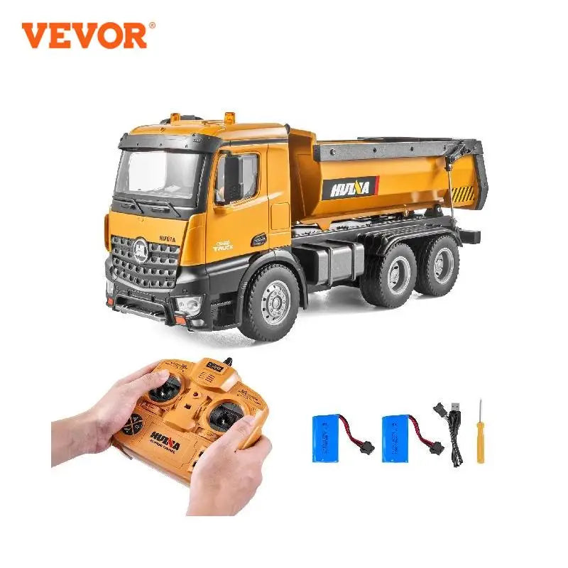RC Excavator Dumper Car Remote Control Engineering Vehicle Crawler Truck Bulldozer Toys for Boys Kids Christmas Gifts