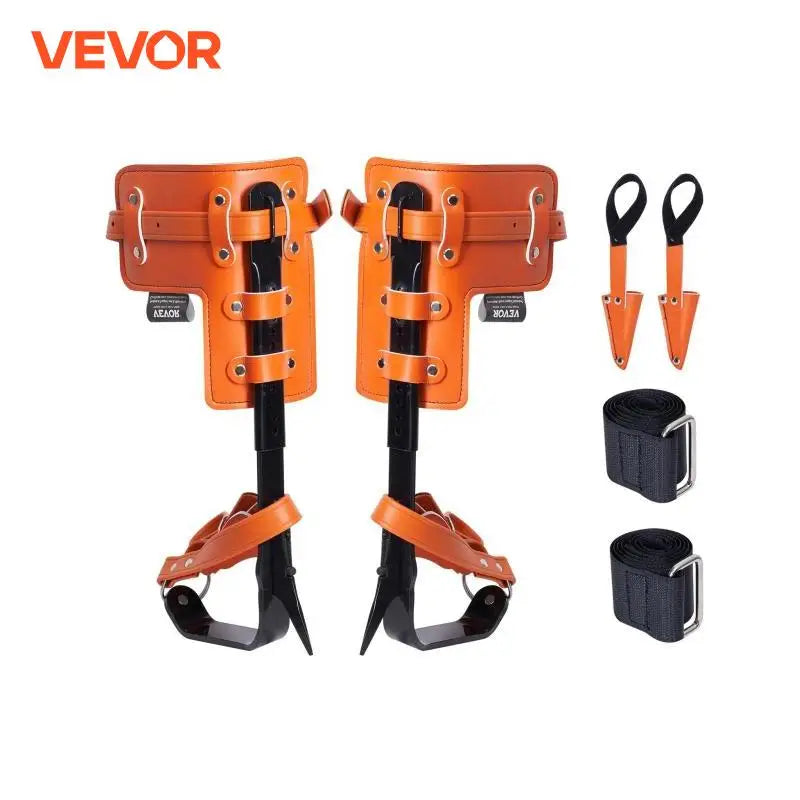 Tree Climbing Spikes Alloy Steel Climbing Spurs 350lbs Load Capacity Tree Climbing Gear with Straps and Spike Protectors