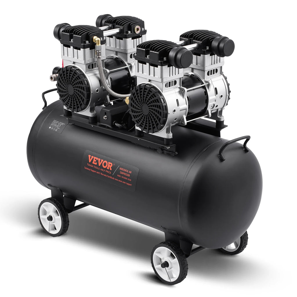 Air Compressor 750W/1450W/3000W Oil Free Air Compressor Quiet Portable Compressor Pump for Auto Repair Tire Inflation Home