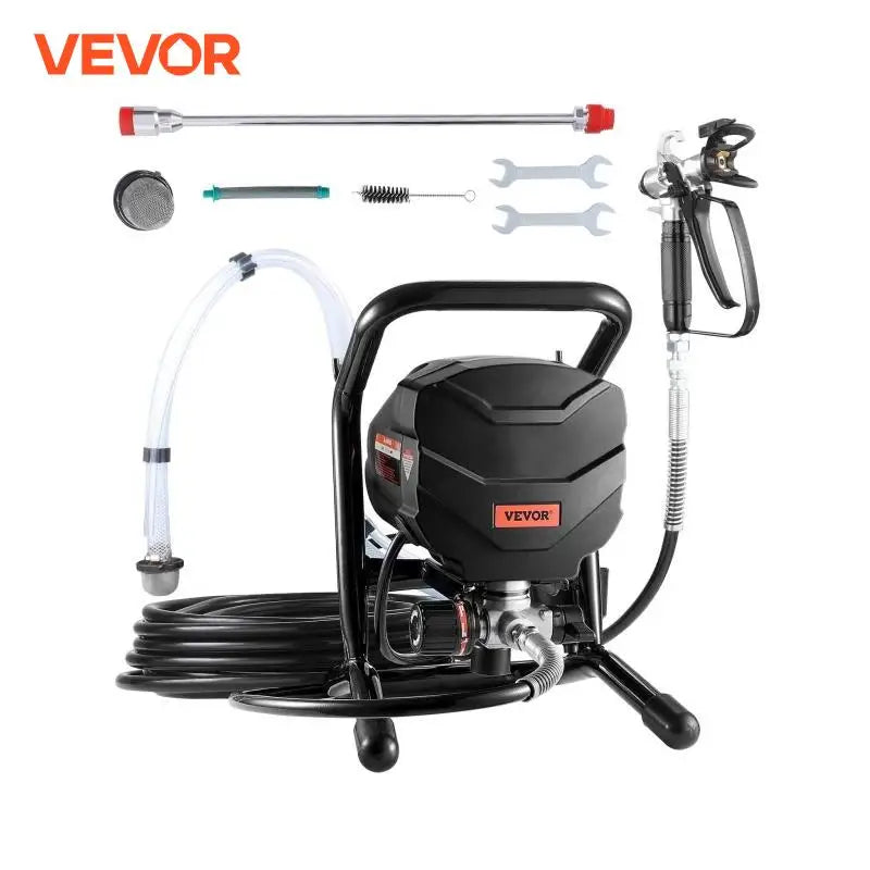Stand Airless Paint Sprayer, 650W High Efficiency Airless Sprayer, 3000PSI Electric Paint Sprayer Machine Extension Rod