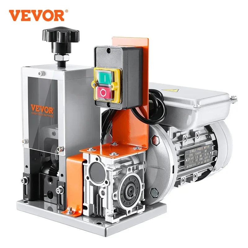 Wire Stripper Electric Wire Stripping Machine Cable Stripper 180W 3 Feeding Holes Wire Peeler Scrap Copper Recycling