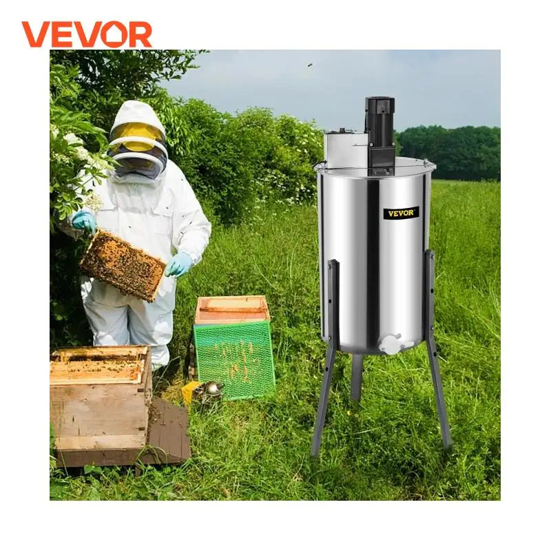 Honey Extractor 2 3 4 Frame Manual Electric Stainless Steel Honeycomb Spinner Crank Honey Centrifuge Beekeeping Equipment