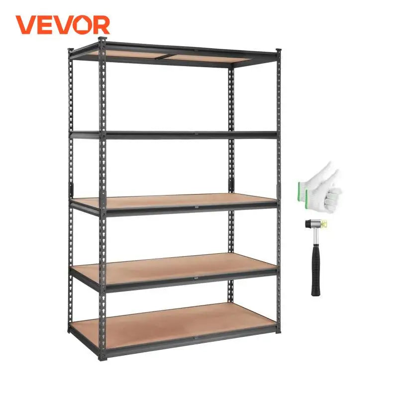 5 Layers Standing Storage Shelving Unit Heavy Duty Organizer Metal Rack for Kitchen Living Room Warehouse Flower Stand