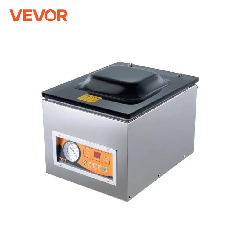DZ-260S Chamber Vacuum Sealer 260W Vacuum Packing Machine with 10.2" Sealing Length for Wet Foods Meats Home Kitchen Use