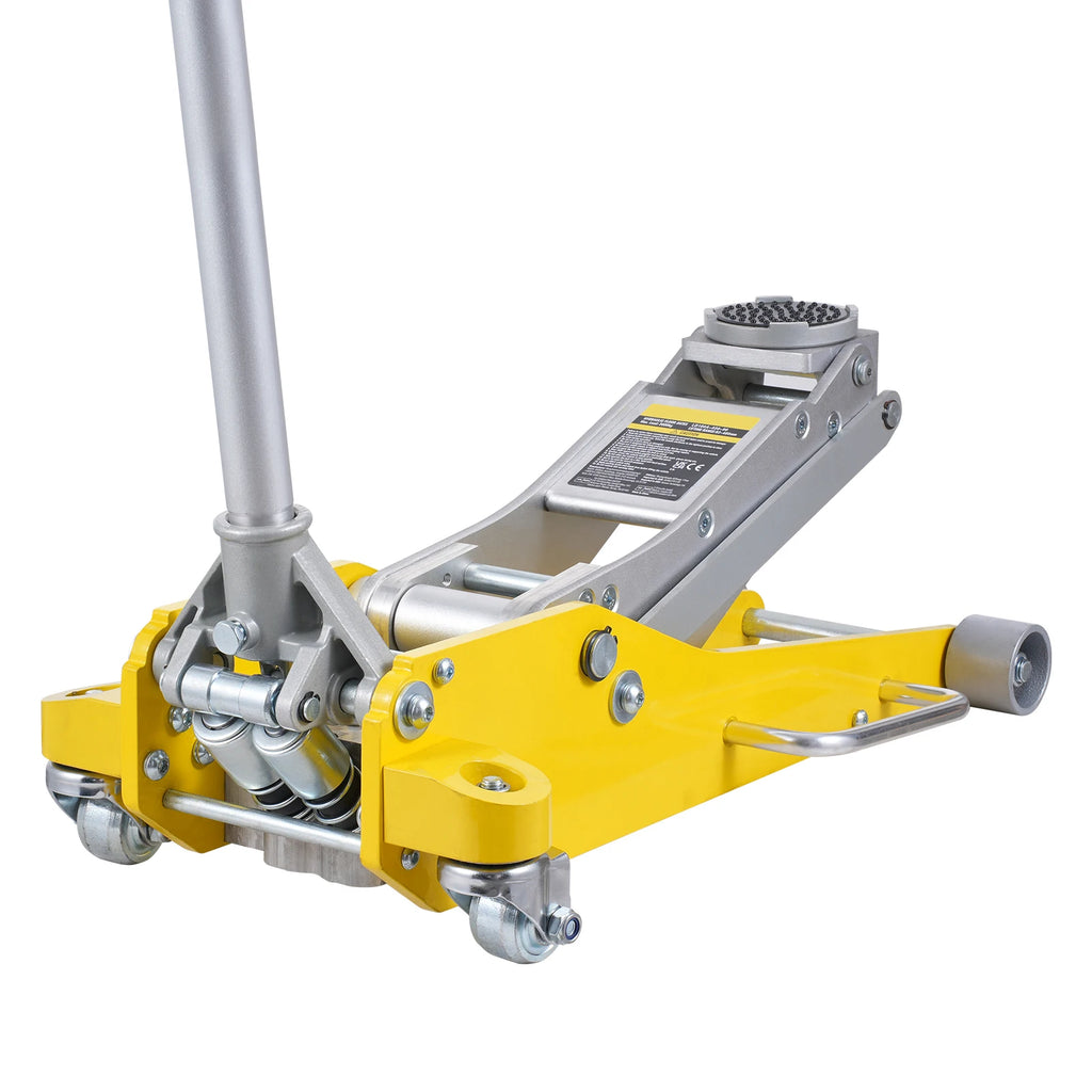 Low Profile Floor Jack 3 Ton (6600 lbs), Heavy Duty Aluminum Car Hydraulic Racing Floor Jack,  Dual Piston Quick Lift Pump
