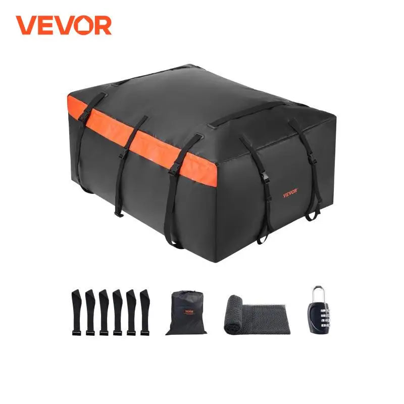 Car Rooftop Cargo Carrier Bag 20/23 Cubic Feet Roof Cargo Carrier 840D PVC Waterproof Car Roof Luggage Bag for All Vehicle