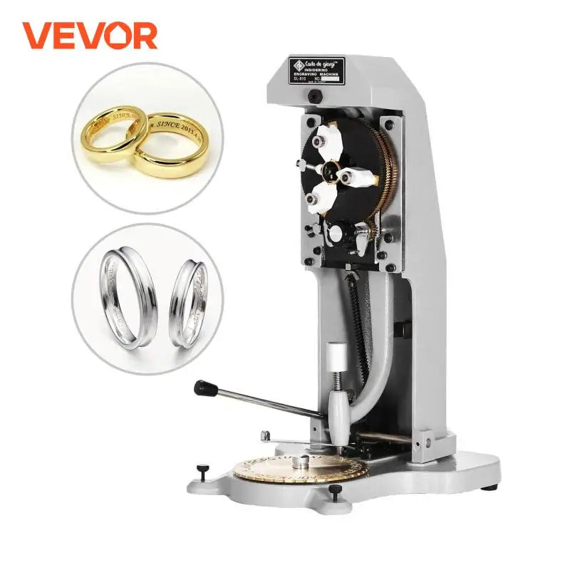 Inside Ring Engraver Stamper w/ Two Faces Standard Letter Block Dial Plotter Gold Silver Jewelry Making Engraving Machine