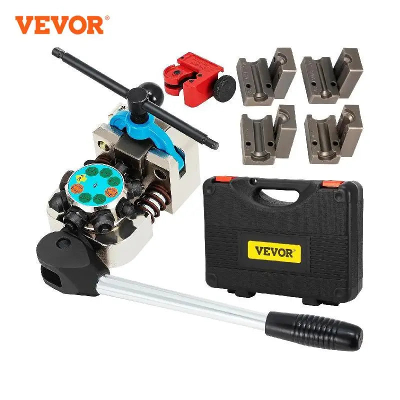 Brake Line Flaring Tool 45° Double Flares for 3/16" 1/4" 5/16" and 3/8" Tube Size Suitable for Soft Metal of Copper Lines