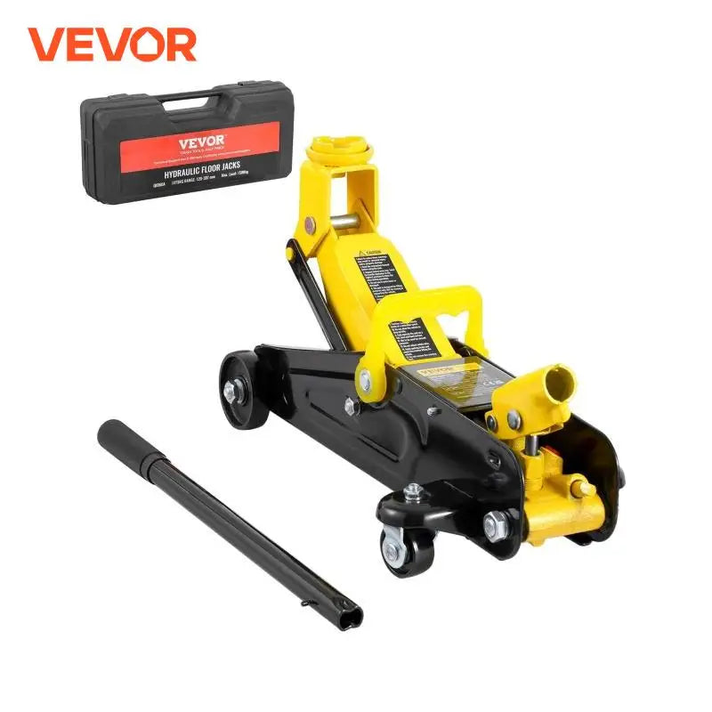 1.5T Floor Jack Low Profile Heavy Duty Iron Hydraulic Racing Floor Jack, Hydraulic Car Jack, Single Piston Quick Lift Pump