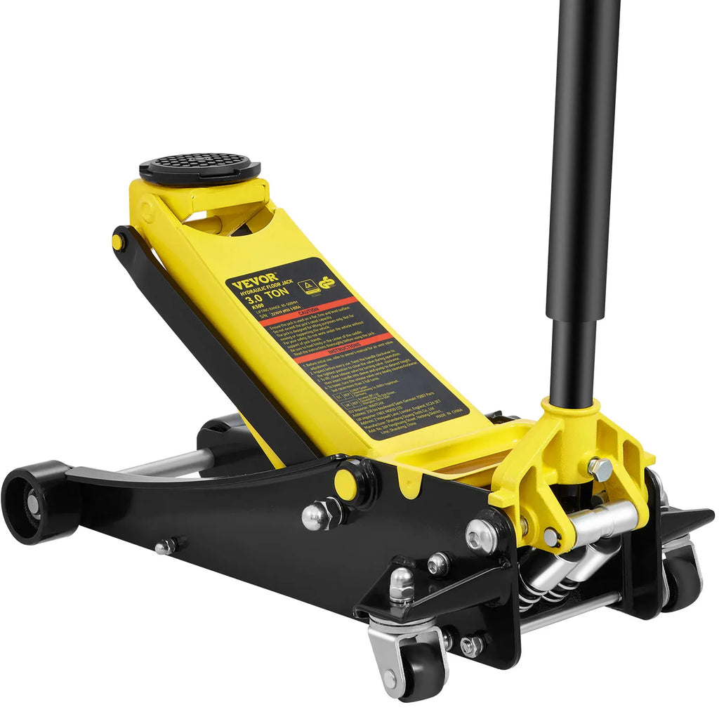 Floor Jack, 2.5/3/4 Ton Low Profile Floor Jack, Heavy-duty Steel Racing Floor Jack , Floor Jack Lifting Range 3.64"-19.49"