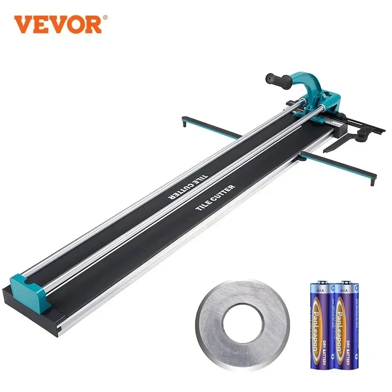 Manual Tile Cutter Laser Positioning Single Rails W/ Supporting Feet Professional Push Knife for Cutting Ceramic Porcelain