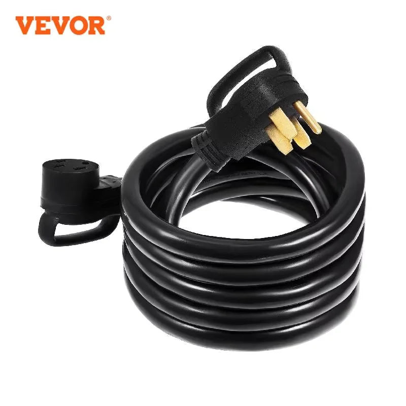 15FT 25FT 30FT 36FT 50Ft 50Amp RV Extension Cord N14-50 Plug Copper Wire Power Supply Cable for Trailer Motorhome Camper