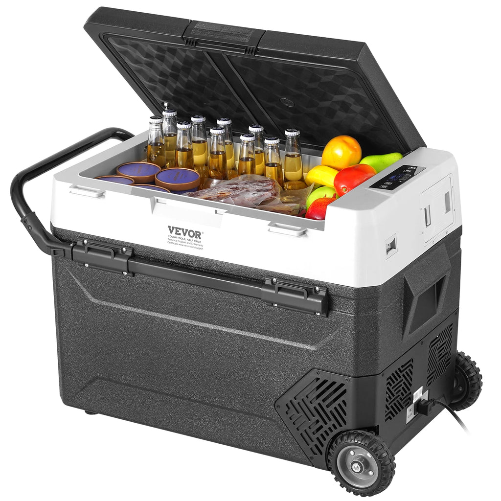 60L Car Refrigerator, 12V Car Fridge,Single Zone Portable Freezer, -4℉-68℉ Adjustable, Compressor Cooler for Home, Outdoor