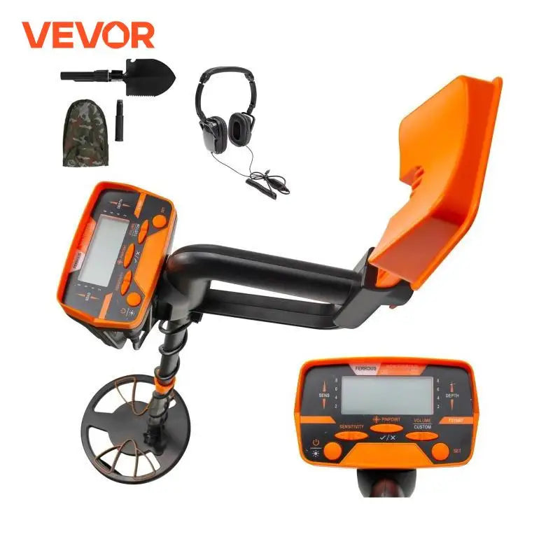 Metal Detector Waterproof Disc Underwater Underground High Accuracy Sensitive LCD Display Humanity for Adults and Children