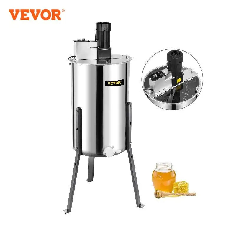 Honey Extractor 2 3 4 Frame Manual Electric Stainless Steel Honeycomb Spinner Crank Honey Centrifuge Beekeeping Equipment