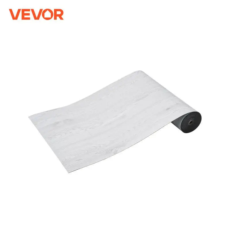 Self Adhesive Vinyl Floor Tiles 1.5mm Thick Peel & Stick Light Wood Grain DIY Flooring for Kitchen  Dining Room Bedroom