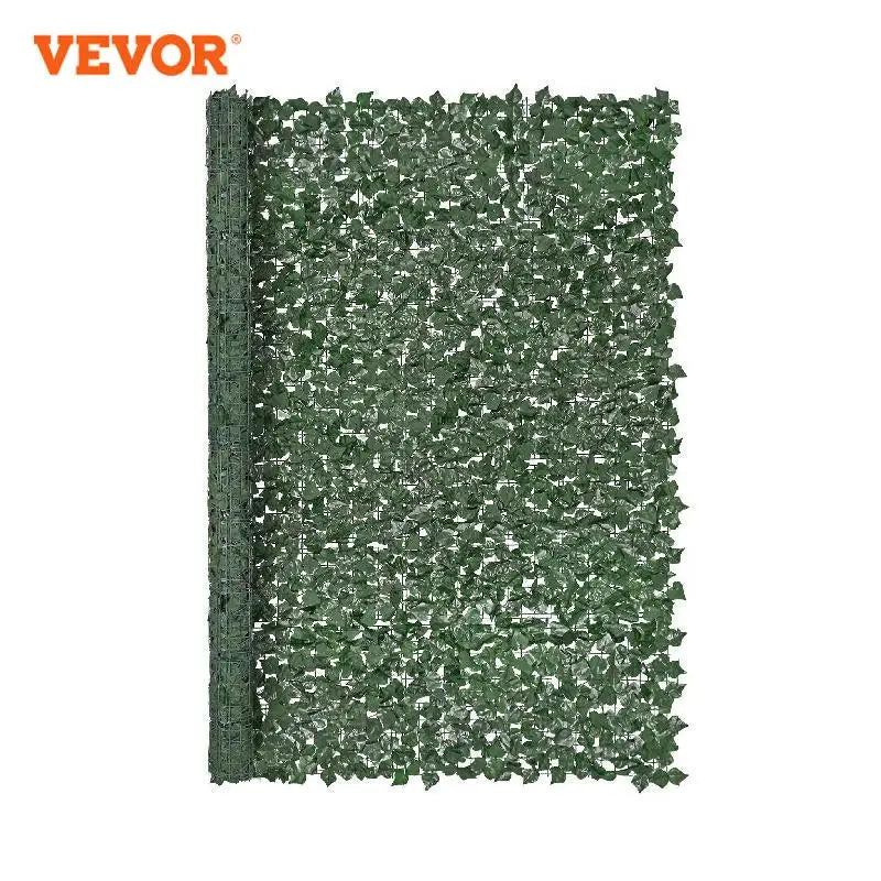 Ivy Privacy Fence Artificial Green Wall Screen with Strengthened Joint Faux Hedges Vine Leaf Decoration for  Garden Patio