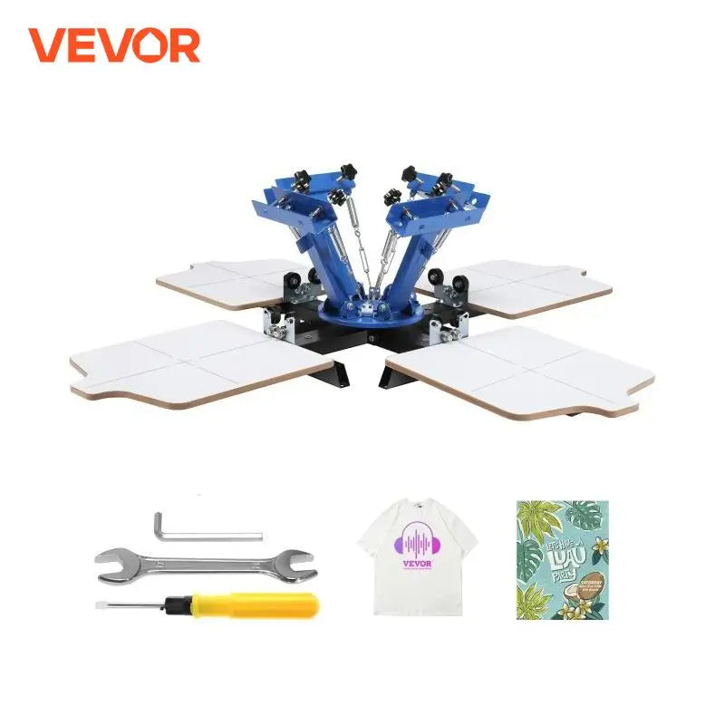 Screen Printing Machine 360° Rotable Silk Screen Printing Press 54x45cm Screen Printing Press Machine Adjustable Tension