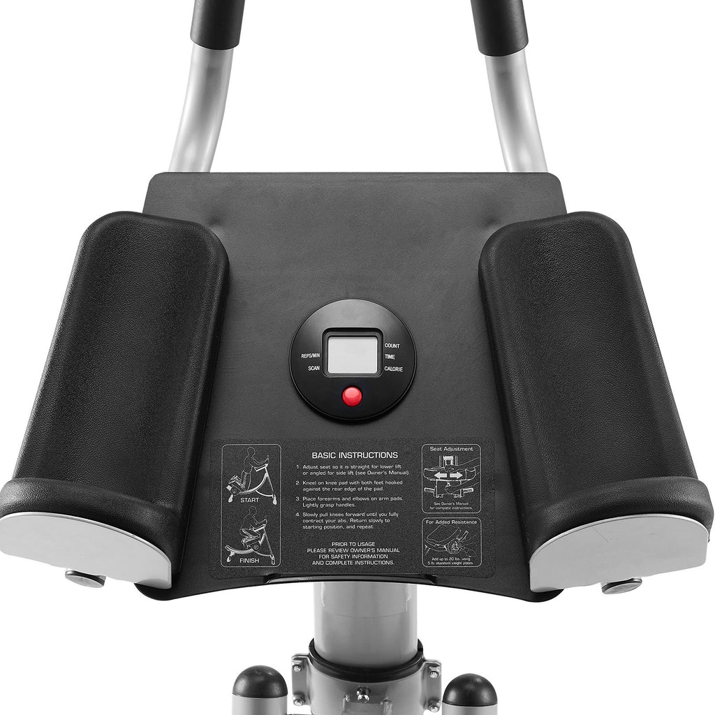 AB Workout Machine, Ab Workout Equipment at Home Gym, Core & Abdominal Trainers for Women, 440 lbs Weight Capacity Strength Training Ab Cruncher, Foldable Adjustable Fitness Exerciser