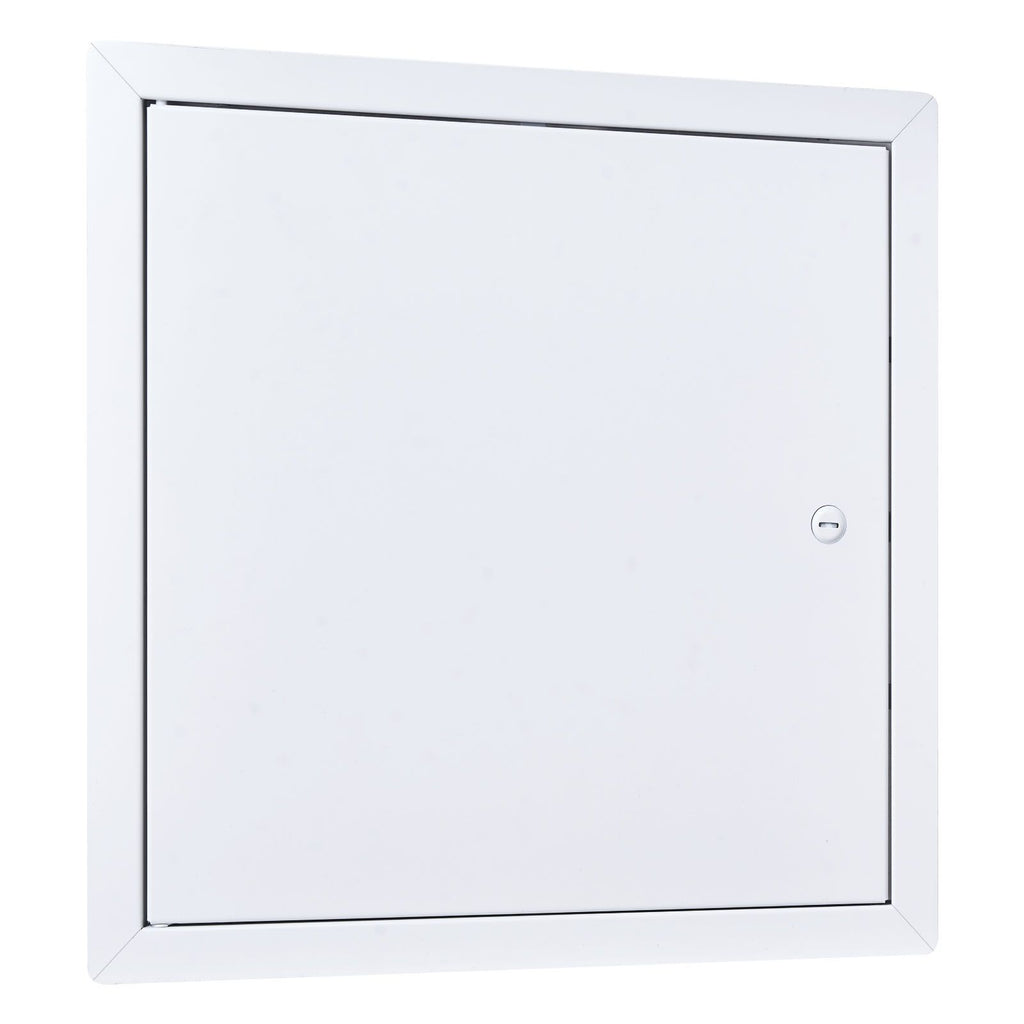 Access Panel for Drywall, 13.3 x 13.3 in Galvanized Steel Access Door, Easy Install Hinged Service Panel with Screwdriver Latch, for Ceiling Plumbing Electrical, 12.4 x 12.4 in Cutout Size White