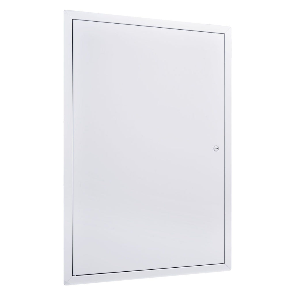 Access Panel for Drywall, 25.3 x 17.2 in Galvanized Steel Access Door, Easy Install Hinged Service Panel with Screwdriver Latch, for Ceiling Plumbing Electrical, 16.4 x 24.4 in Cutout Size White