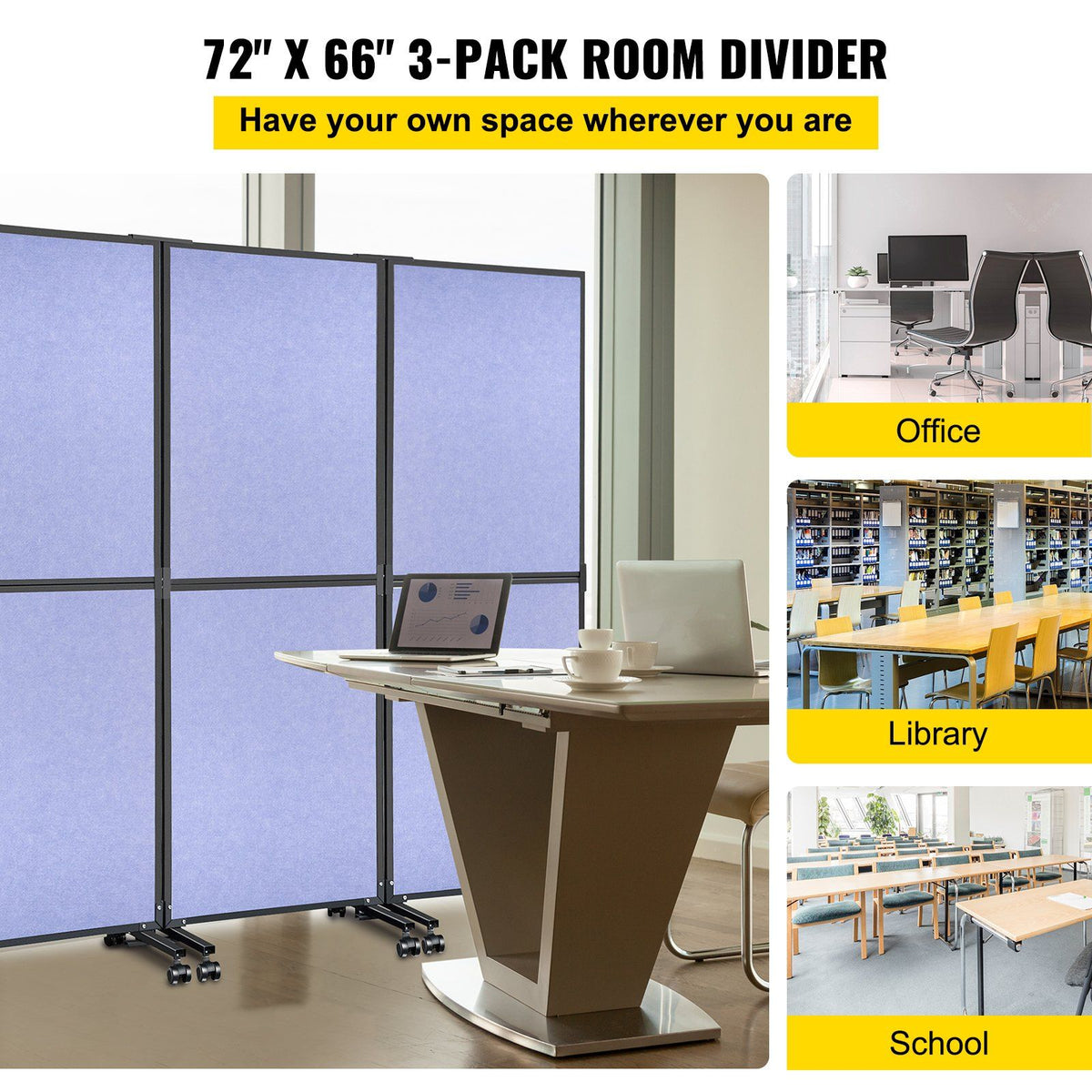 Acoustic Room Divider 72\