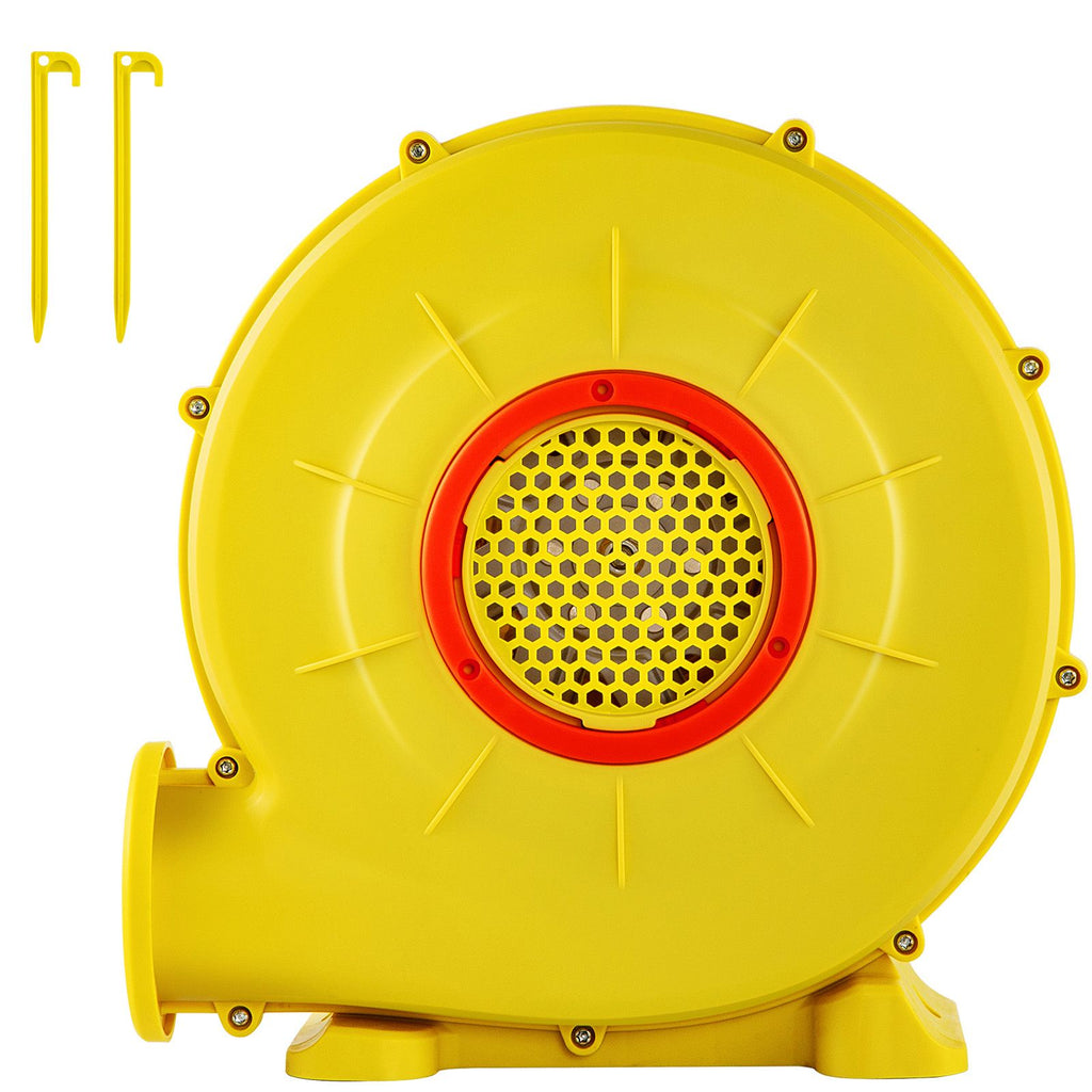 Air Blower, 450W 0.6HP Inflatable Blower, Portable and Powerful Bounce House Blower, 1750Pa Commercial Air Blower Pump Fan, Used for Inflatable Bouncy Castle and Jump Tested to UL Standards