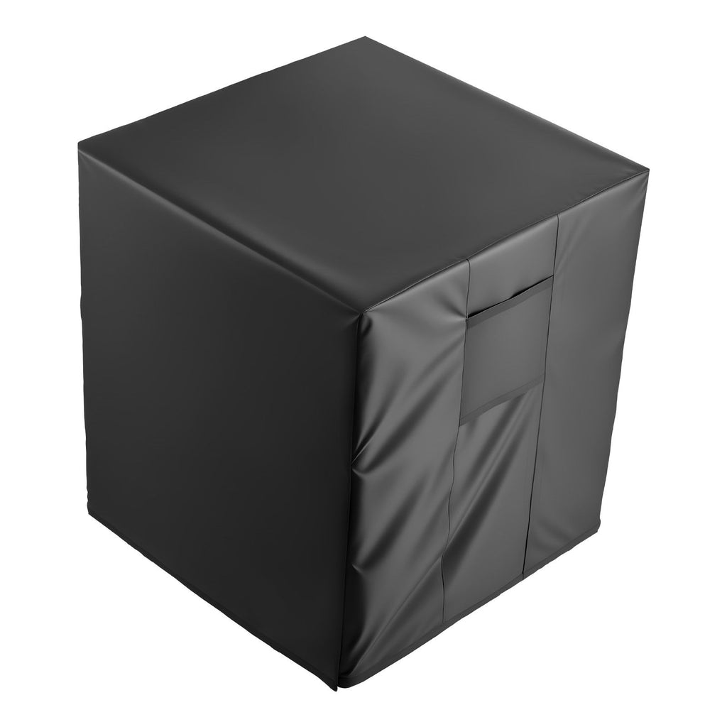 Air Conditioner Cover, 36 x 36 x 40 inch Ac Cover for Air Conditioning Unit, Three-Layer, Waterproof Polyester Fabric, Mesh Ventilation, Universal Defender for Outdoor Outside Ac Unit, Black