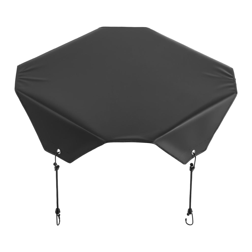 Air Conditioner Cover for Outside Units, 32 x 32 inch Central AC Cover for Air Conditioning Unit, Top Universal Mesh Defender Rainproof Easy Install for Outdoor Outside All Seasons, Black