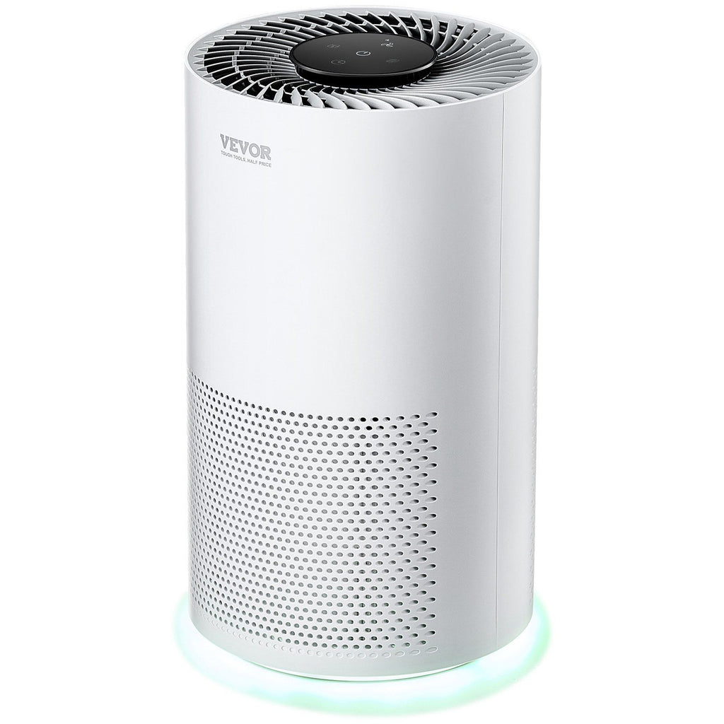 Air Purifier, H13 HEPA Layer, 1200 ft²/h Smart Air Purifier with Speed Control & Child Lock Guard, Efficient Air Cleaner with Convenient Touch Panel & 23 dB Sleep Mode, Fit for Home & Office