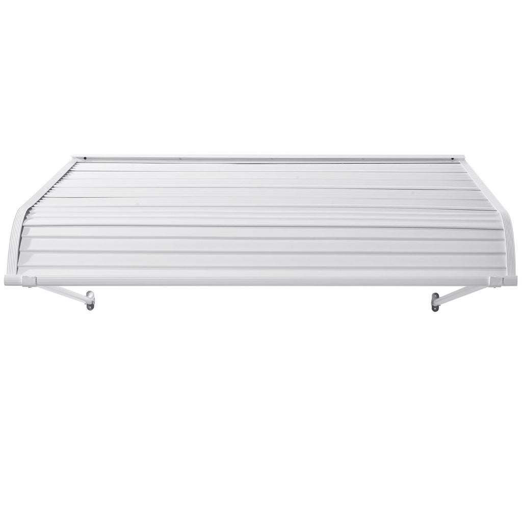 Aluminum Awning 48 x 42 in, Durable Window Awning Door Canopy, Lightweight and Stable Aluminum Exterior Awnings Rain Snow Sunlight Protection for Door Entrance Windows Patio Porch