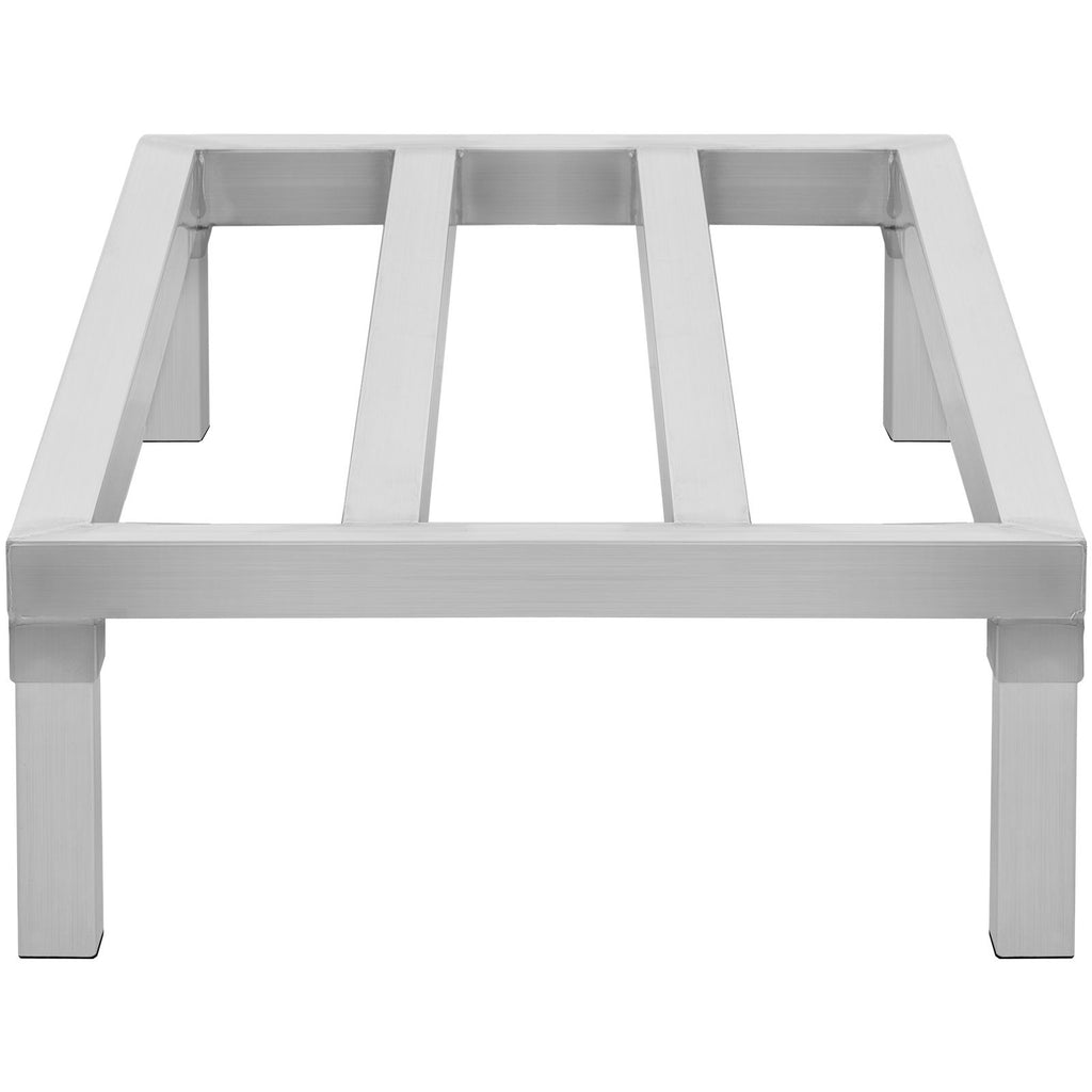 Aluminum Dunnage Rack, 48' x 20' Commercial Food Floor Rack, 8' Off the Floor, 1800 lbs Capacity All-Welded Aluminum Storage Rack, for Storage in Restaurants, Kitchens, Garages and Vehicles